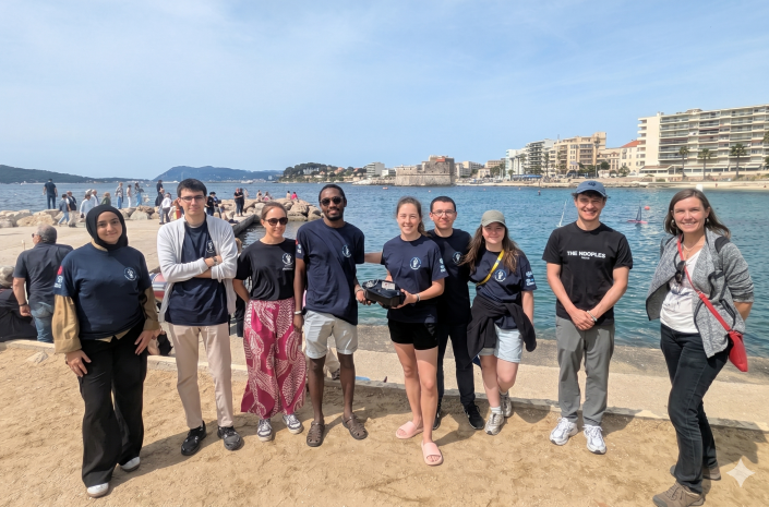 étudiants ISEN drone marin